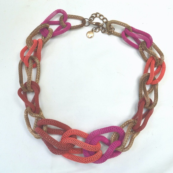 Statement Chain Link Necklace Choker - Picture 3 of 3